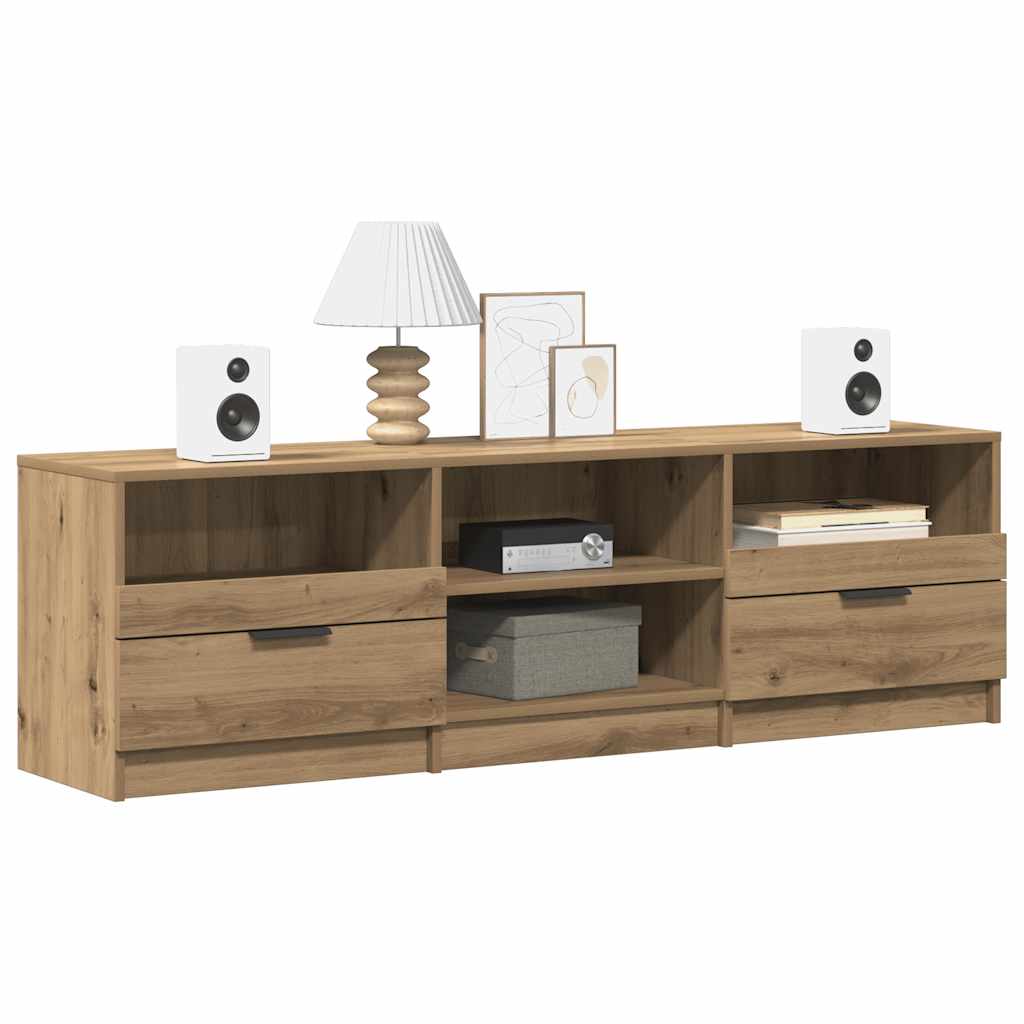 vidaXL TV Cabinet Artisan Oak 150x33,5x45 cm Engineered Wood