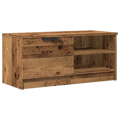 vidaXL TV Cabinet Old Wood 80x35x36,5 cm Engineered Wood