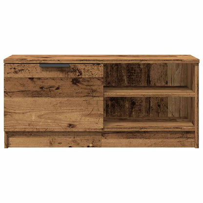 vidaXL TV Cabinet Old Wood 80x35x36,5 cm Engineered Wood