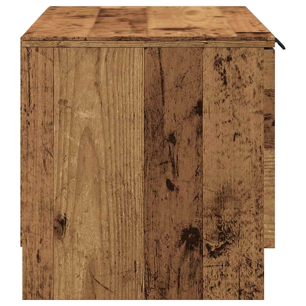 vidaXL TV Cabinet Old Wood 80x35x36,5 cm Engineered Wood