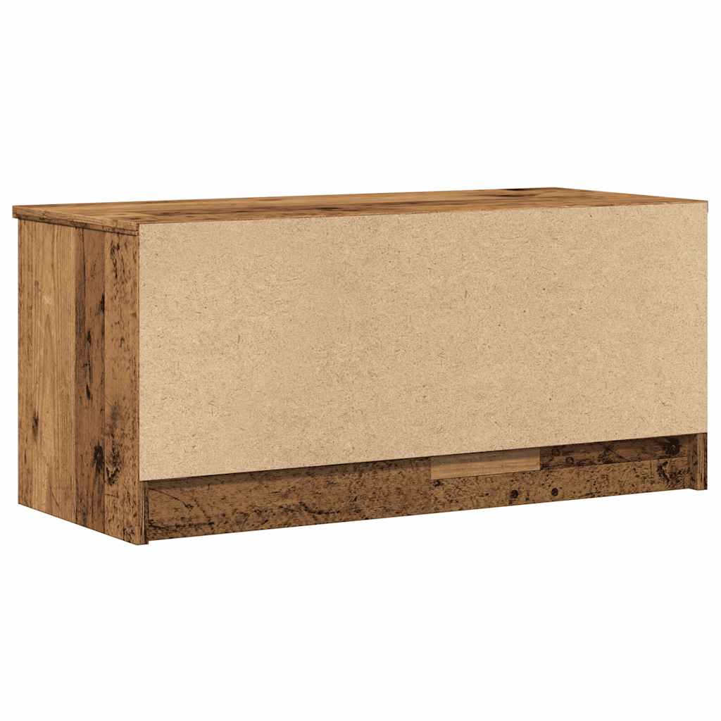 vidaXL TV Cabinet Old Wood 80x35x36,5 cm Engineered Wood