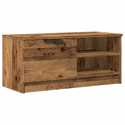 vidaXL 2 Piece TV Cabinet Set Old Wood 80x35x36,5 cm Engineered Wood