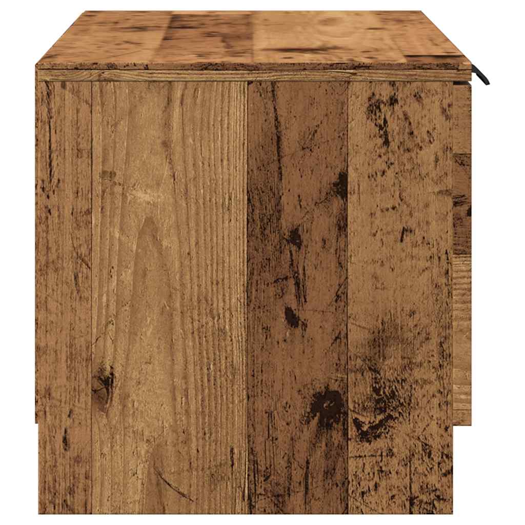 vidaXL 2 Piece TV Cabinet Set Old Wood 80x35x36,5 cm Engineered Wood