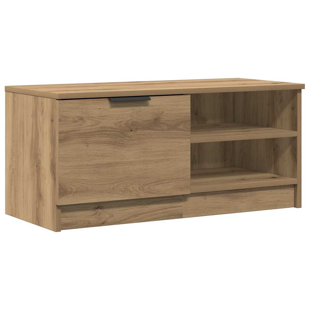 vidaXL TV Cabinet Artisan Oak 80x35x36,5 cm Engineered Wood
