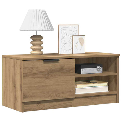 vidaXL TV Cabinet Artisan Oak 80x35x36,5 cm Engineered Wood