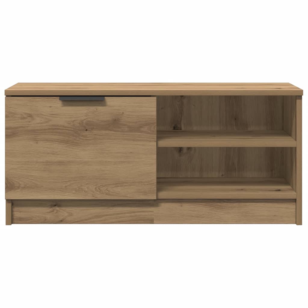 vidaXL TV Cabinet Artisan Oak 80x35x36,5 cm Engineered Wood