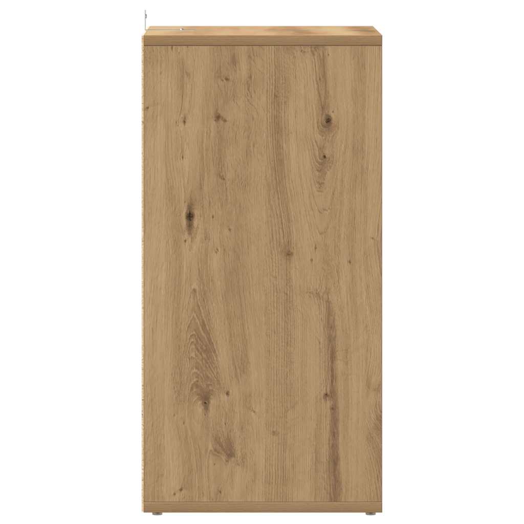 vidaXL TV Cabinet Artisan Oak 80x35x36,5 cm Engineered Wood