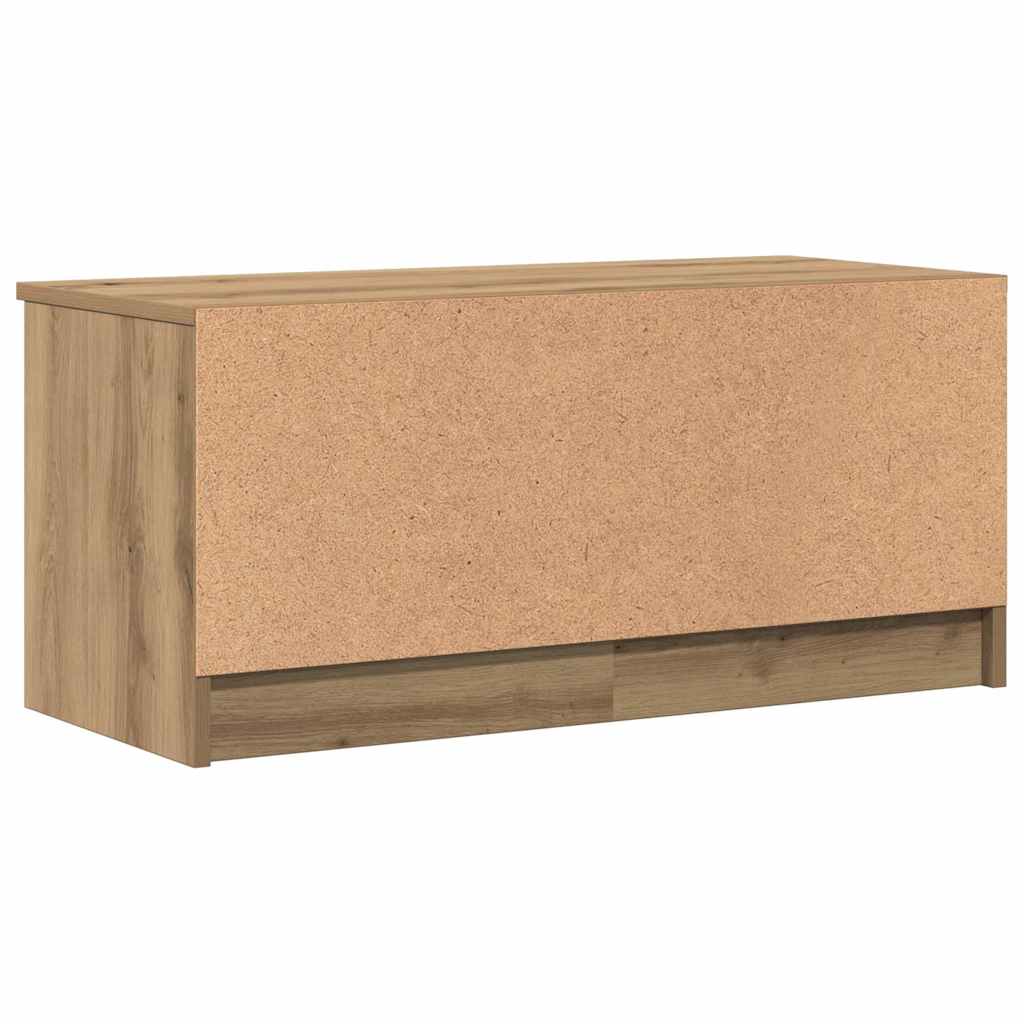 vidaXL TV Cabinet Artisan Oak 80x35x36,5 cm Engineered Wood