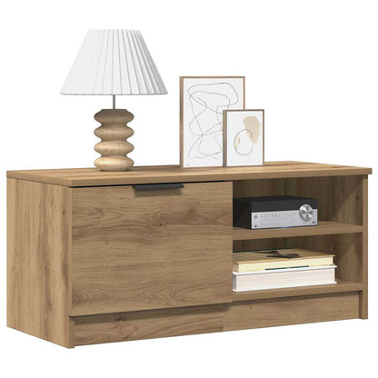 vidaXL 2 Piece TV Cabinet Set Artisan Oak 80x35x36,5 cm Engineered Wood