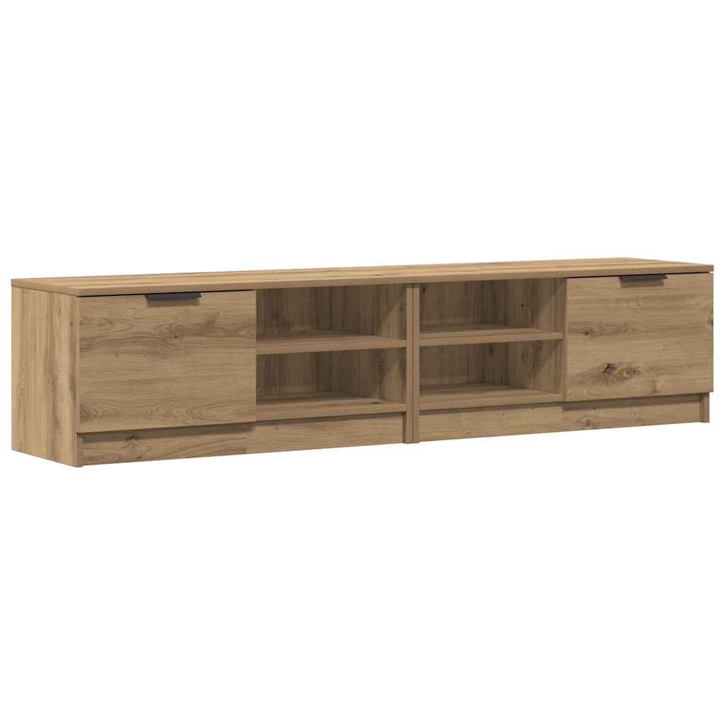 vidaXL 2 Piece TV Cabinet Set Artisan Oak 80x35x36,5 cm Engineered Wood