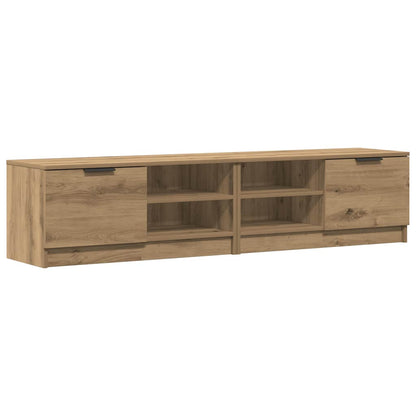 vidaXL 2 Piece TV Cabinet Set Artisan Oak 80x35x36,5 cm Engineered Wood