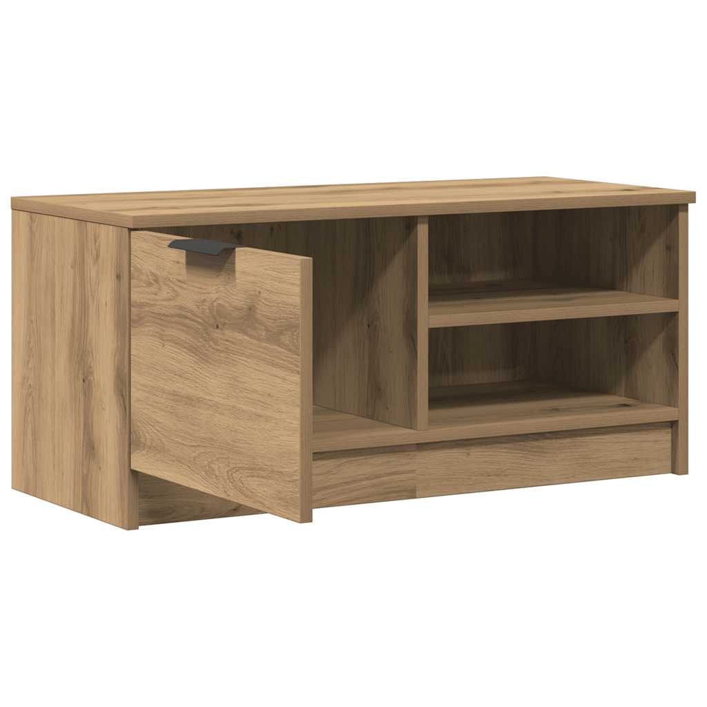 vidaXL 2 Piece TV Cabinet Set Artisan Oak 80x35x36,5 cm Engineered Wood