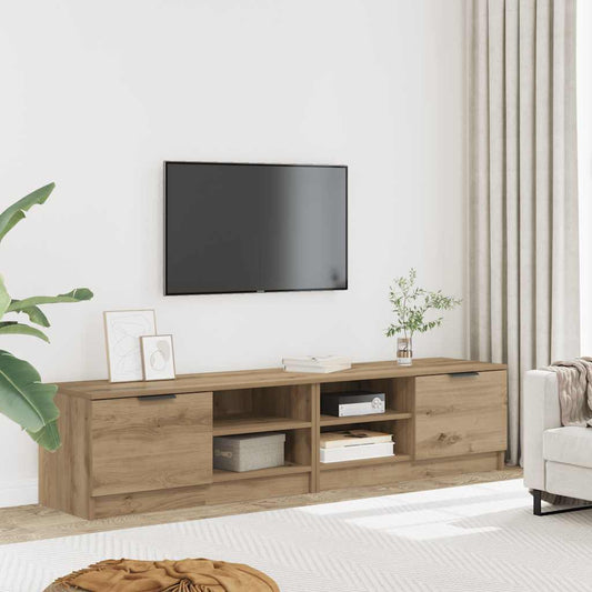 vidaXL 2 Piece TV Cabinet Set Artisan Oak 80x35x36,5 cm Engineered Wood