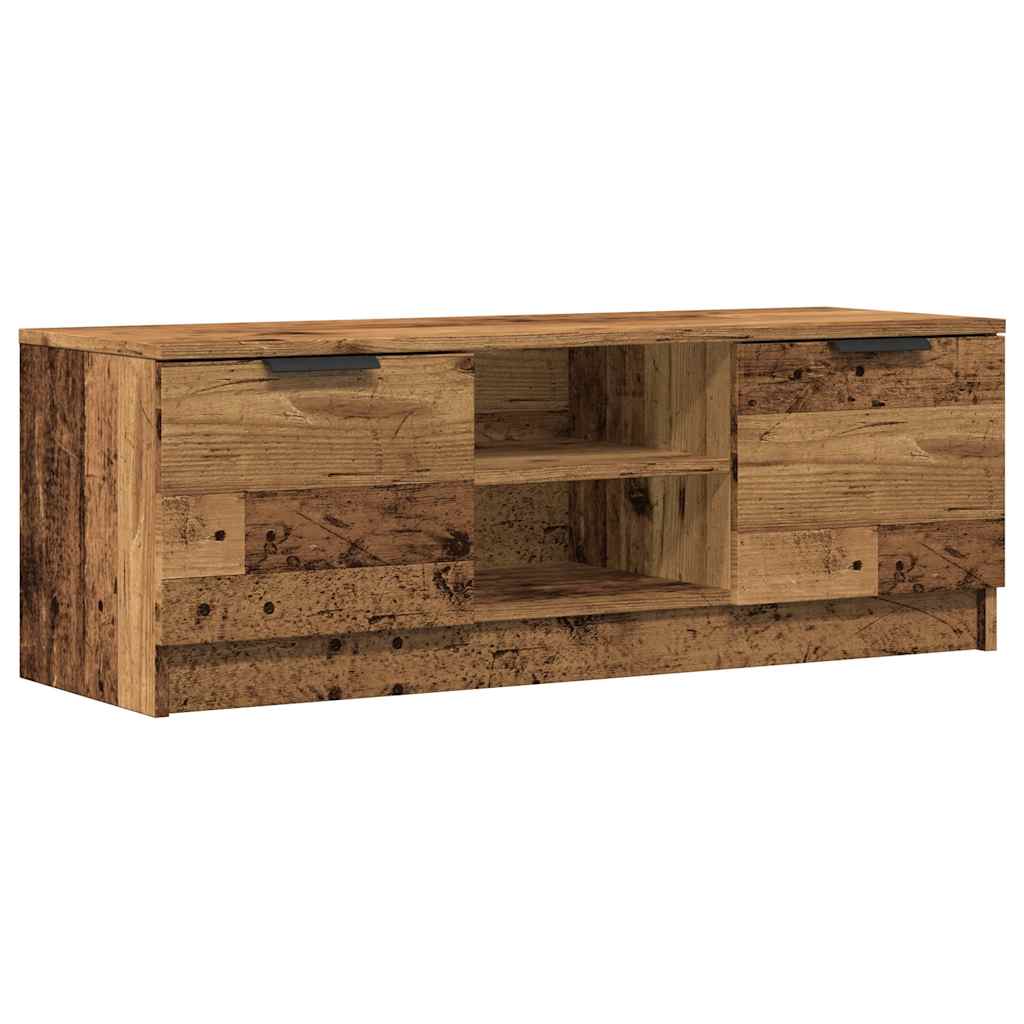 vidaXL TV Cabinet Old Wood 102x35x36,5 cm Engineered Wood