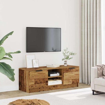 vidaXL TV Cabinet Old Wood 102x35x36,5 cm Engineered Wood