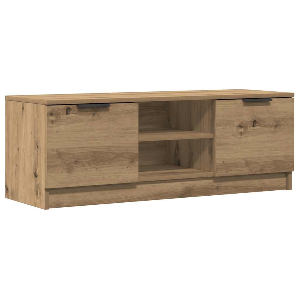 vidaXL TV Cabinet Artisan Oak 102x35x36.5 cm Engineered Wood