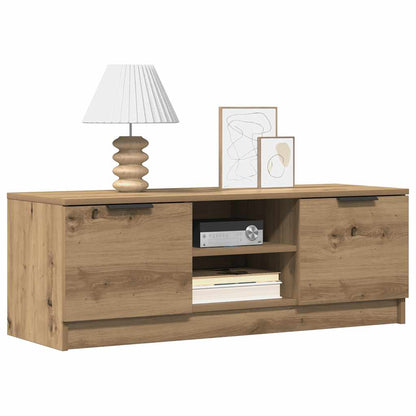 vidaXL TV Cabinet Artisan Oak 102x35x36.5 cm Engineered Wood