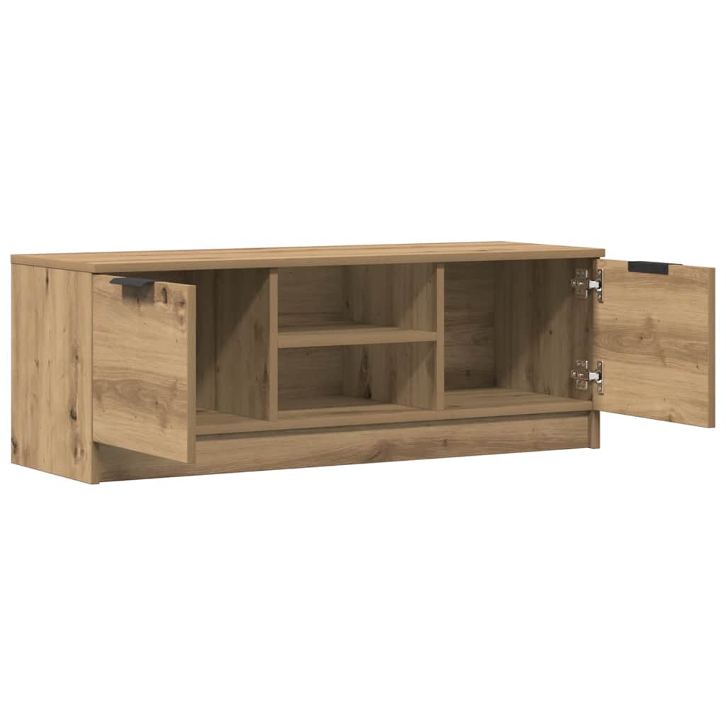 vidaXL TV Cabinet Artisan Oak 102x35x36.5 cm Engineered Wood