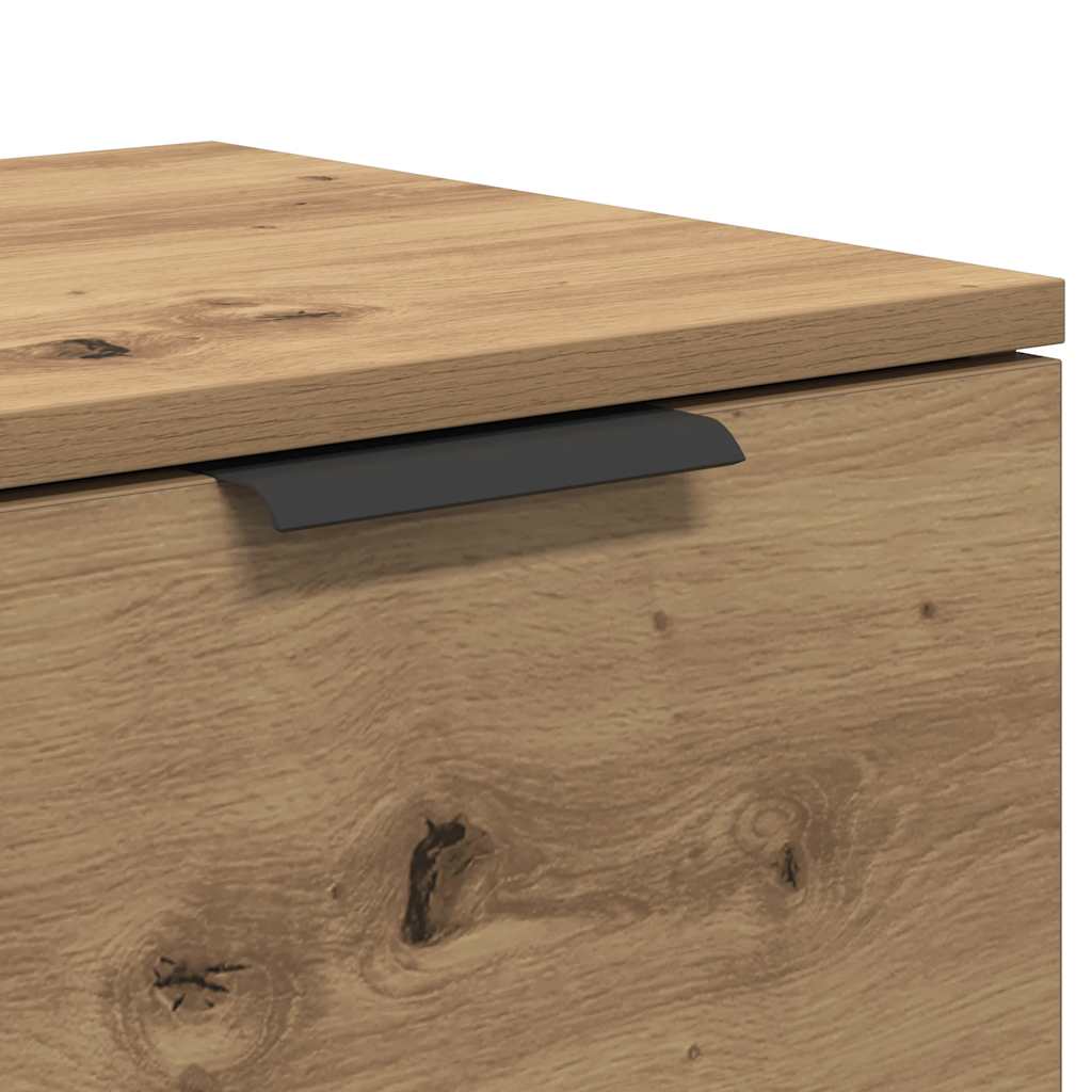 vidaXL TV Cabinet Artisan Oak 102x35x36,5 cm Engineered Wood