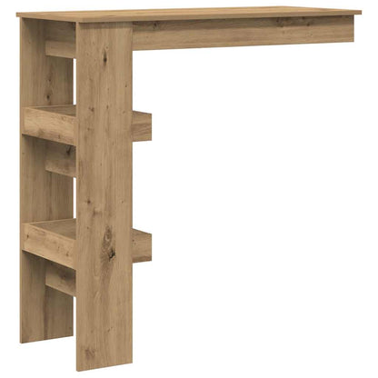 vidaXL Wall Bar Table Artisan Oak 102x45x103,5 cm Engineered Wood