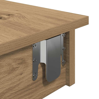 vidaXL Wall Bar Table Artisan Oak 102x45x103,5 cm Engineered Wood