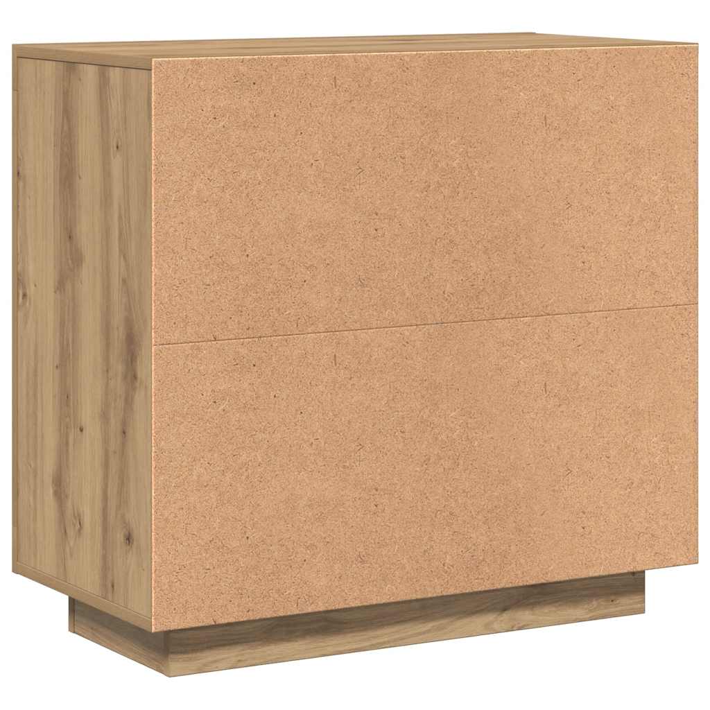 vidaXL Sideboard Artisan Oak 80x40x75 cm Engineered Wood