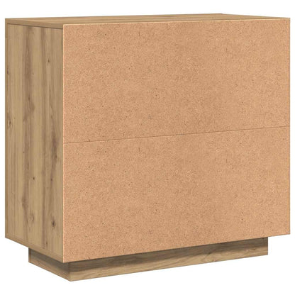 vidaXL Sideboard Artisan Oak 80x40x75 cm Engineered Wood