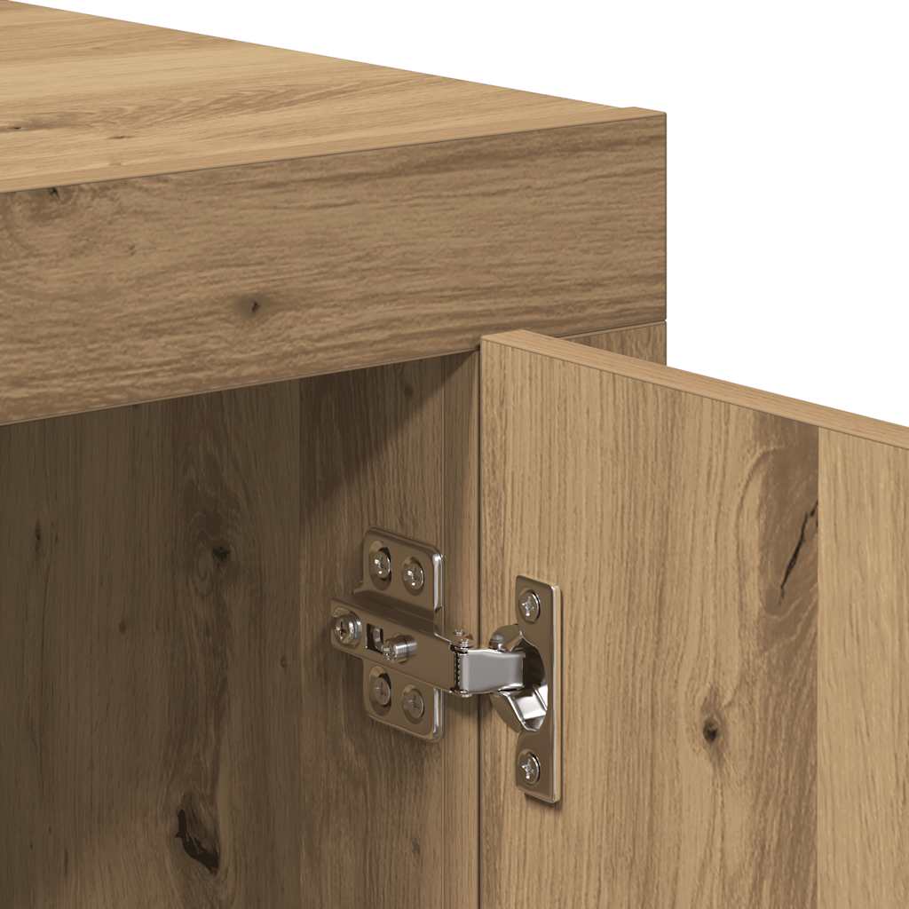 vidaXL Sideboard Artisan Oak 80x40x75 cm Engineered Wood