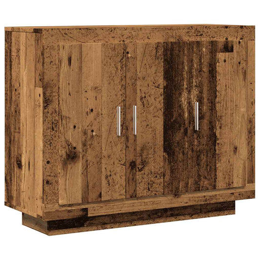 vidaXL Sideboard Old Wood 92x35x75 cm Engineered Wood