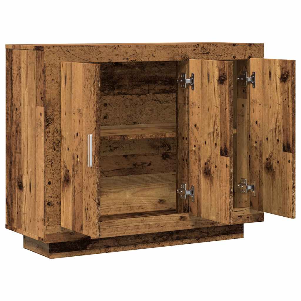 vidaXL Sideboard Old Wood 92x35x75 cm Engineered Wood