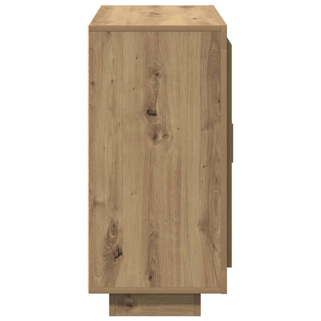 vidaXL Sideboard Artisan Oak 92x35x75 cm Engineered Wood