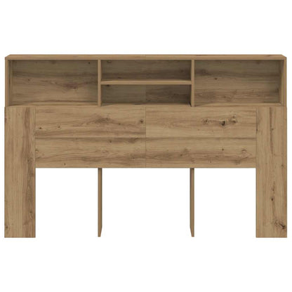 vidaXL Headboard Cabinet Artisan Oak 160x19x103,5 cm Engineered Wood