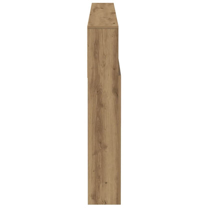 vidaXL Headboard Cabinet Artisan Oak 160x19x103.5 cm Engineered Wood
