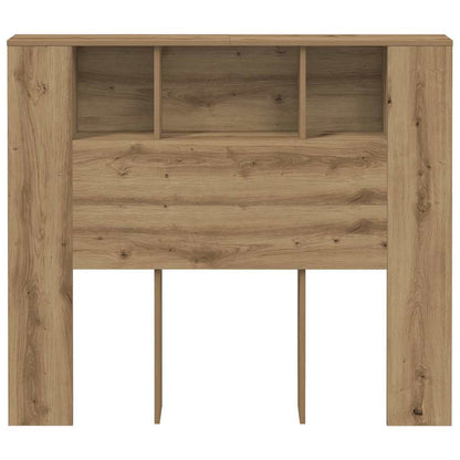 vidaXL Headboard Cabinet Artisan Oak 120x19x104,5 cm Engineered Wood