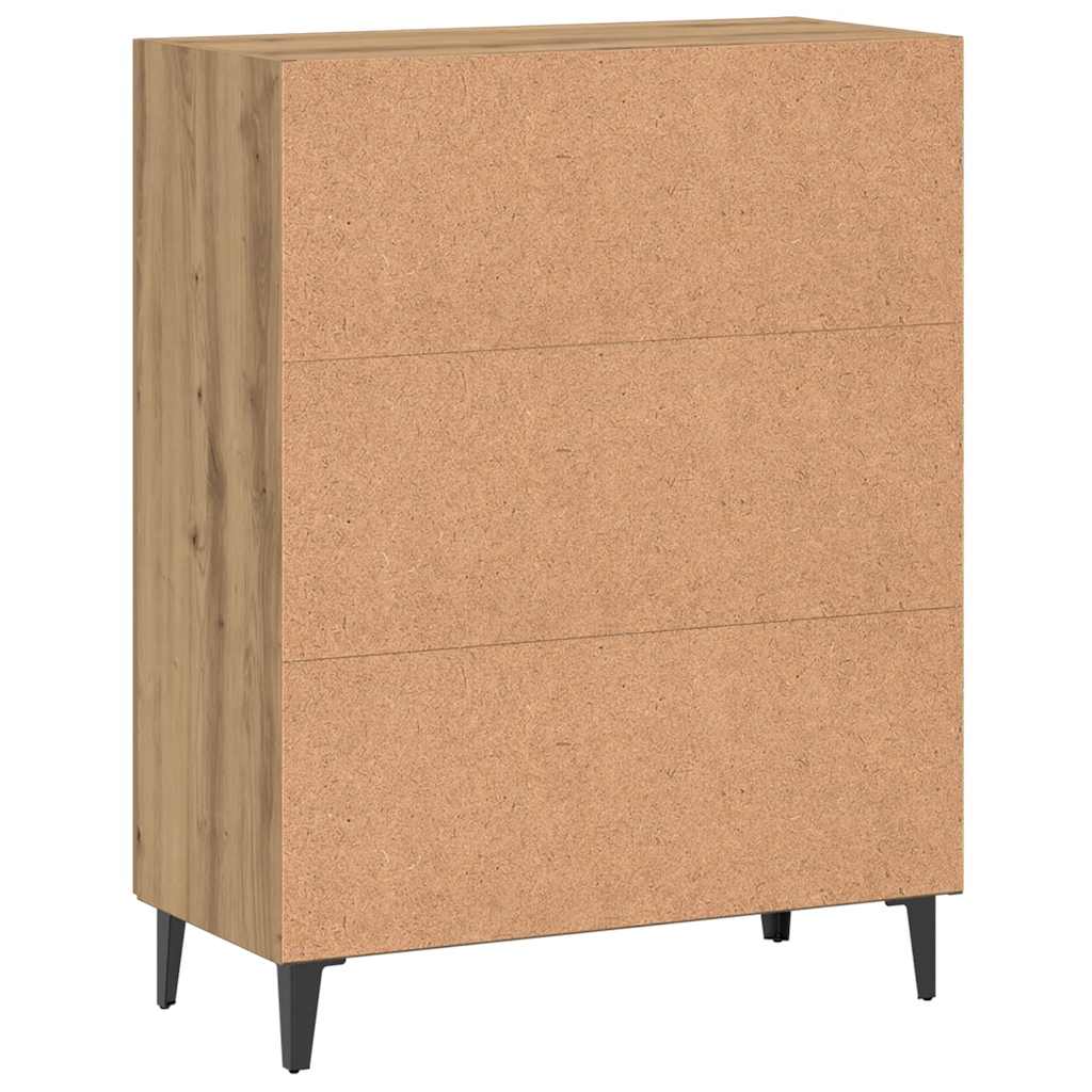 vidaXL Sideboard Artisan Oak 70x34x90 cm Engineered Wood