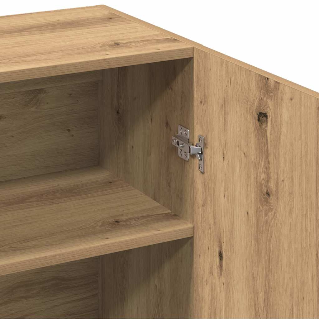 vidaXL Sideboard Artisan Oak 70x34x90 cm Engineered Wood
