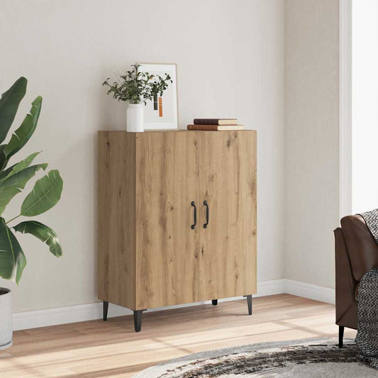 vidaXL Sideboard Artisan Oak 70x34x90 cm Engineered Wood
