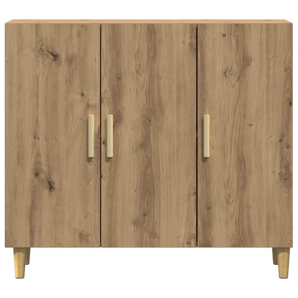 vidaXL Sideboard Artisan Oak 90x34x80 cm Engineered Wood