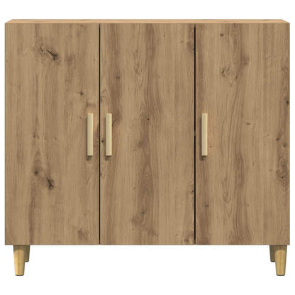 vidaXL Sideboard Artisan Oak 90x34x80 cm Engineered Wood