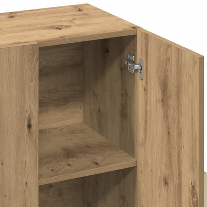 vidaXL Sideboard Artisan Oak 90x34x80 cm Engineered Wood