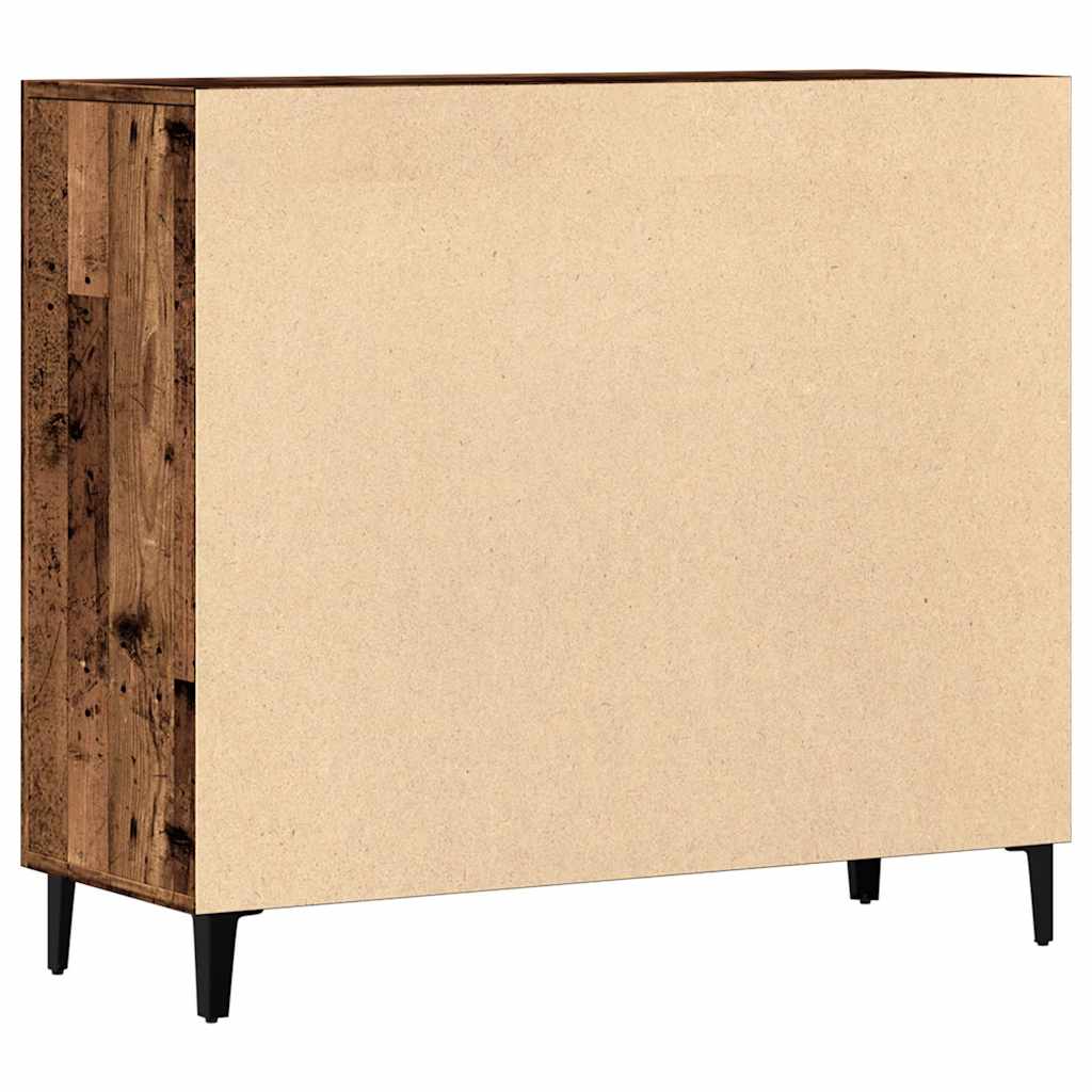 vidaXL Sideboard Old Wood 90x34x80 cm Engineered Wood