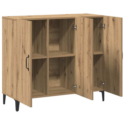vidaXL Sideboard Artisan oak 90x34x80 cm Engineered Wood
