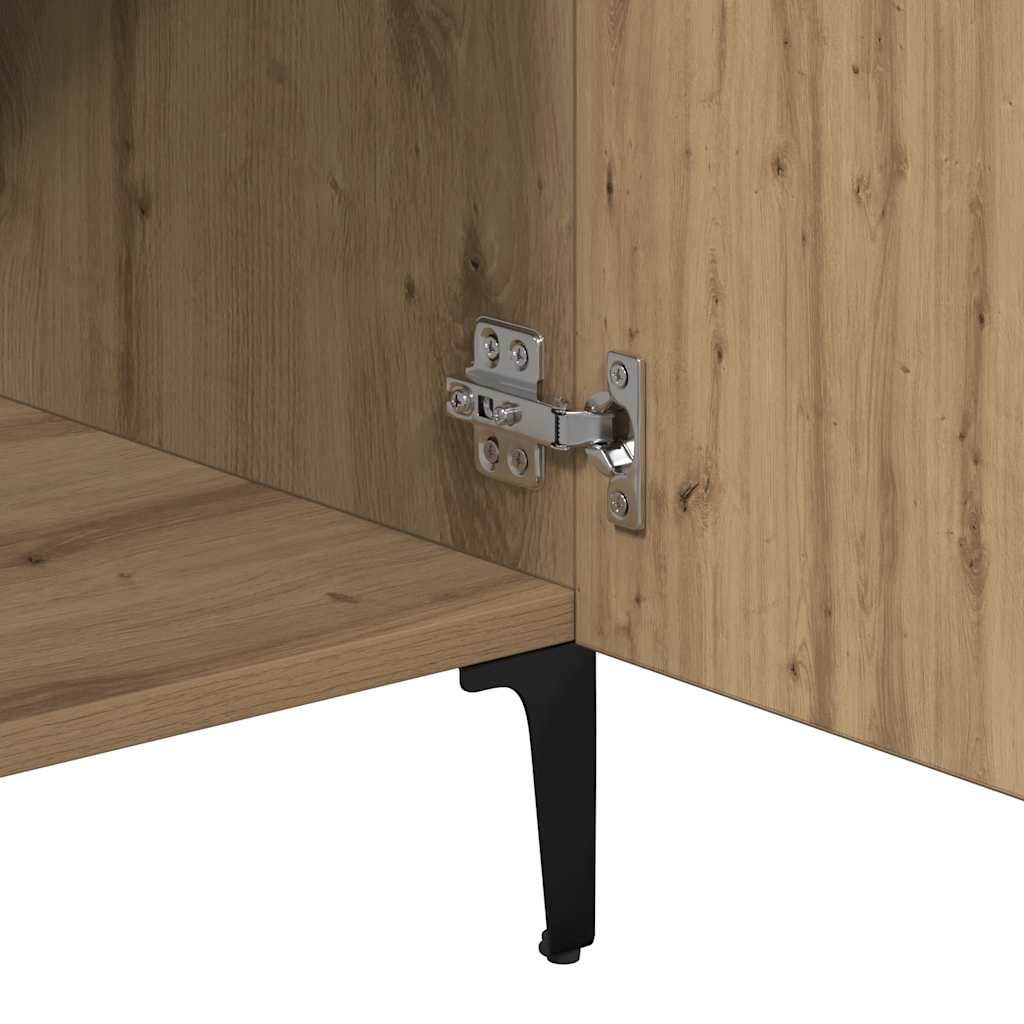vidaXL Sideboard Artisan oak 90x34x80 cm Engineered Wood