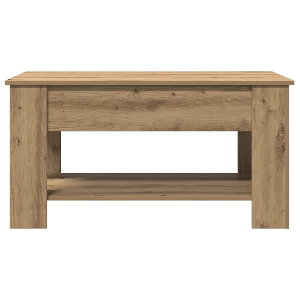 vidaXL Coffee Table Artisan Oak 101x49x52 cm Engineered Wood