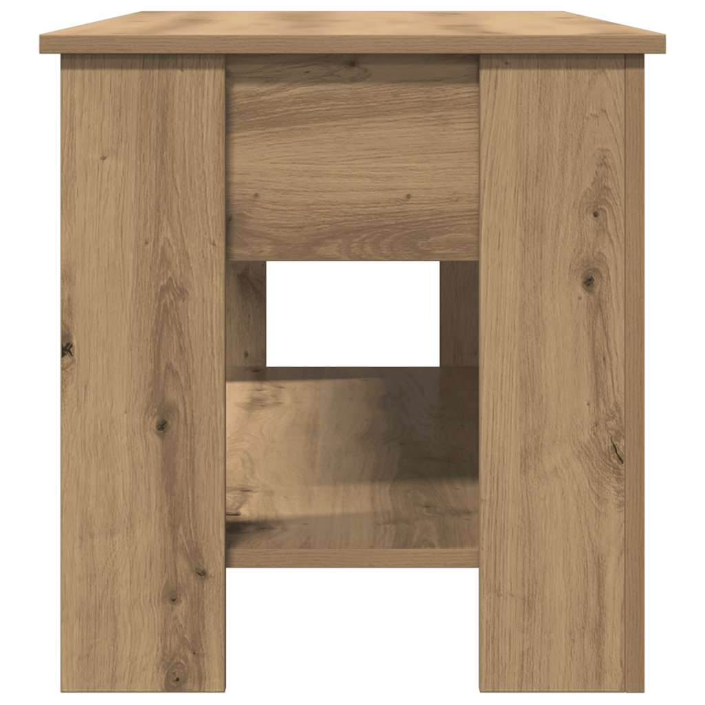 vidaXL Coffee Table Artisan Oak 101x49x52 cm Engineered Wood