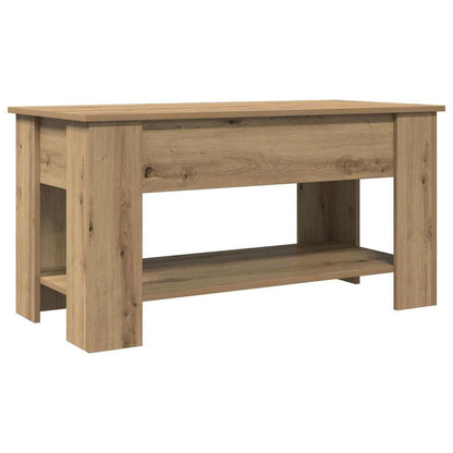 vidaXL Coffee Table Artisan Oak 101x49x52 cm Engineered Wood