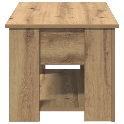 vidaXL Coffee Table Artisan Oak 79x49x41 cm Engineered Wood