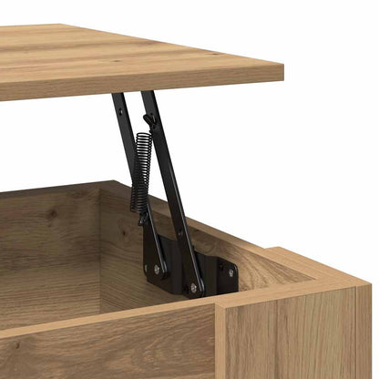 vidaXL Coffee Table Artisan Oak 79x49x41 cm Engineered Wood
