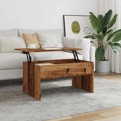 vidaXL Coffee Table Old Wood 80x50.5x41.5 cm Engineered Wood