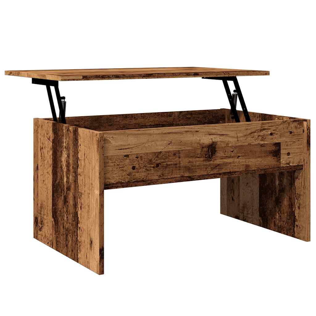 vidaXL Coffee Table Old Wood 80x50,5x41,5 cm Engineered Wood
